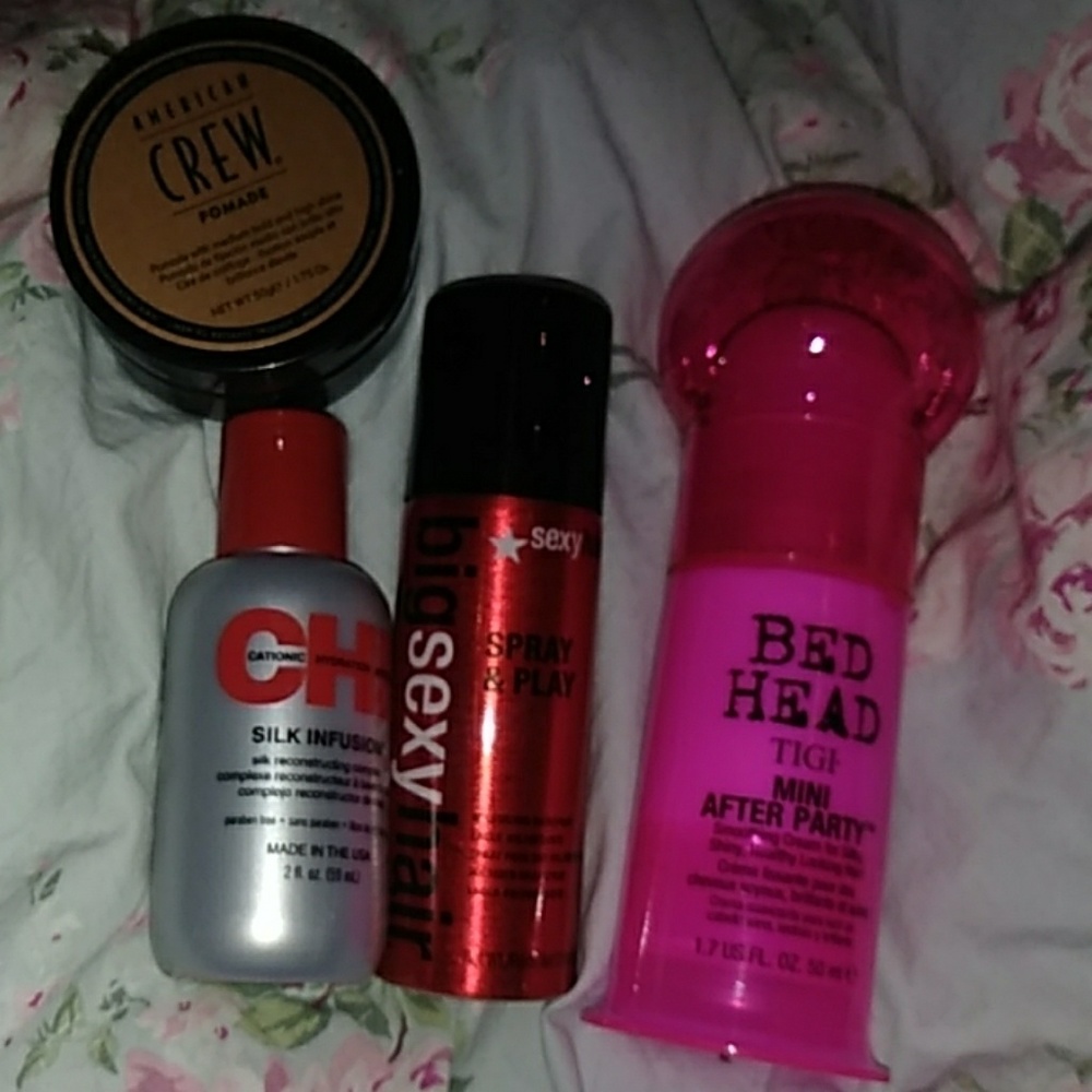 Travel size hair products